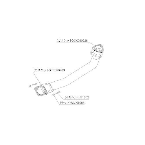 柿本改 マフラー フロントパイプ Standard シルビア GF-S15 2.0_ターボ SR20...