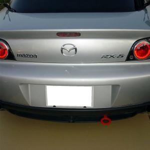 牽引フック リア RX-8 SE3P MC後 可倒 マツダ : シートカバー等カー