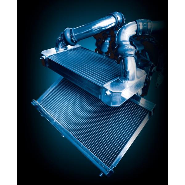 ナイトスポーツ V-MOUNT スペシャルインタークーラー&amp;ラジエターキット RX-7 FD3S 全...