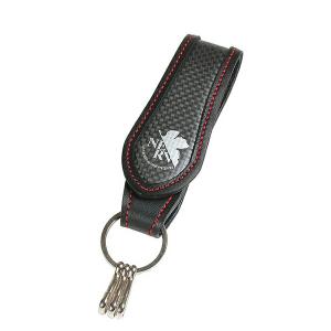 協永産業 エヴァンゲリオンライセンスグッズ NERV カーボンキーホルダー レッド