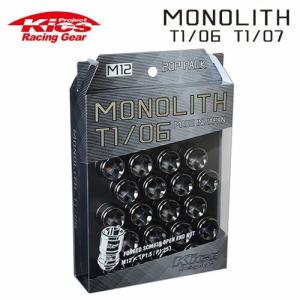 協永産業 Kics モノリス MONOLITH T1/06 M12×P1.5 グロリアスブラック 2...