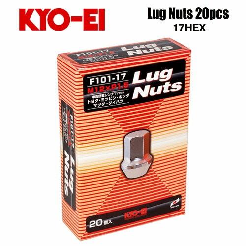 協永産業 KYO-EI ラグナット M12×P1.5 クロームメッキ 全長31mm 二面幅17HEX...