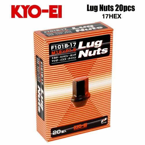 協永産業 KYO-EI ラグナット M12×P1.5 ブラック 全長31mm 二面幅17HEX テー...