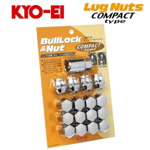 協永産業 KYO-EI ラグナット コンパクトタイプ M12×P1.5 クロームメッキ 全長27mm 二面幅19HEX テーパー60° 16個 (ナット12個、ロック4