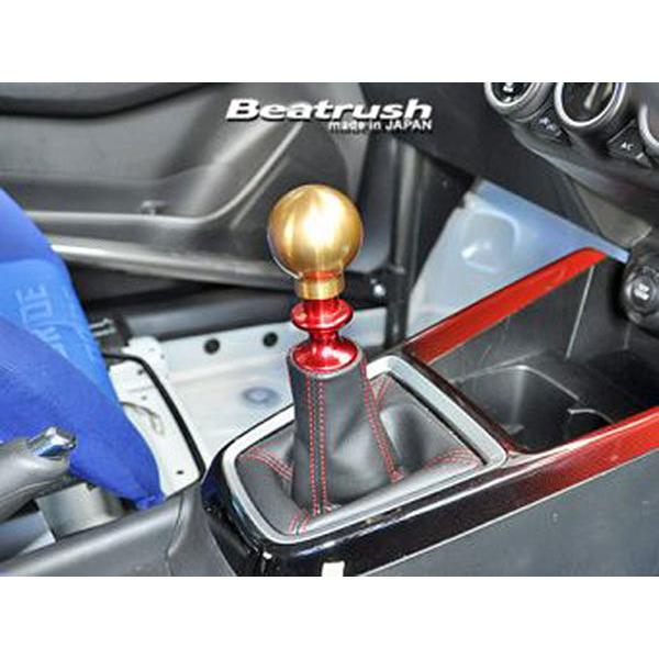 LAILE レイル アルミ・シフトノブ Type-Q50BR M12×1.25P ゴールド 86 ハ...