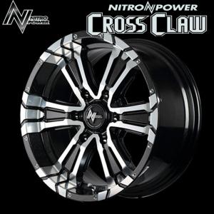 MID NITROPOWER CROSSCLAW クロスクロウ BMMC (ブラックメタリック＋ミラーカット) アルミホイール 4本セット 16×6.5J 6H PCD139.7 +38｜auto-craft