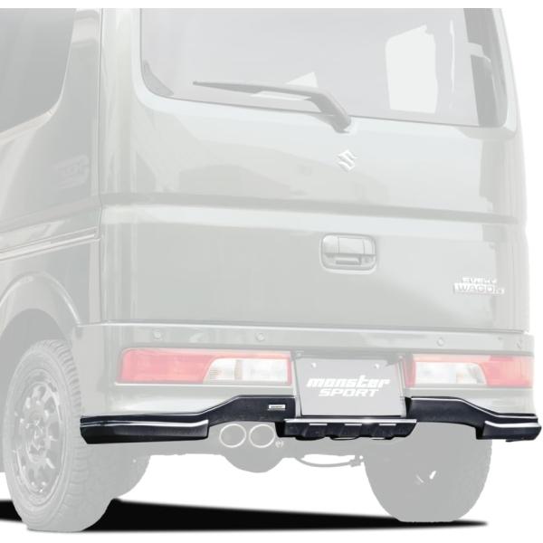 Monster Sport モンスタースポーツ TOUGHリヤアンダーガーニッシュ 未塗装 エブリイ...