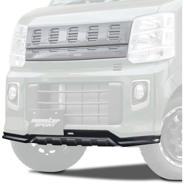 Monster Sport モンスタースポーツ TOUGHフロントアンダーガーニッシュ 未塗装 エブ...