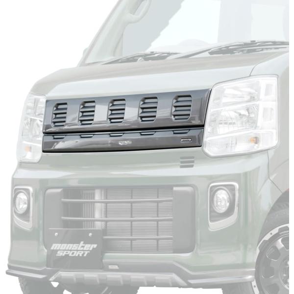 Monster Sport モンスタースポーツ TOUGHグリル ガンメタ エブリイワゴン DA17...
