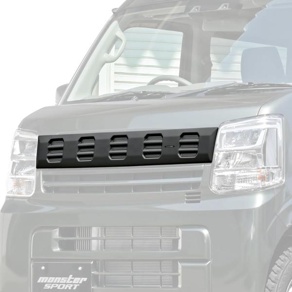 Monster Sport モンスタースポーツ TOUGHグリル マットブラック エブリイバン DA...