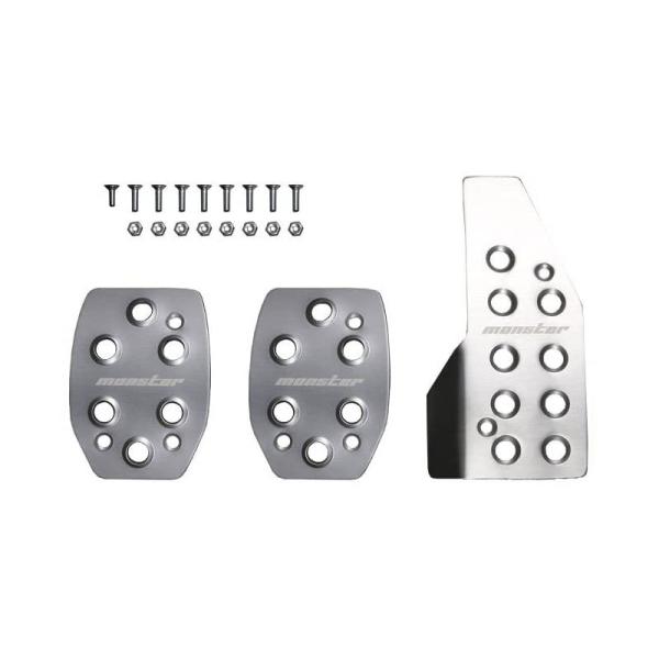 モンスタースポーツ スポーツドライビングペダルカバー クリヤアルマイト アルト HA36S 14.1...