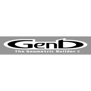 Genb 玄武 『Genb』ステッカー ［180ミリ White×Black］ 北海道・沖縄・離島は...