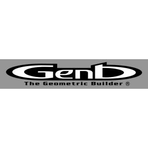 Genb 玄武 『Genb』ステッカー ［240ミリ Black×White］ 北海道・沖縄・離島は...