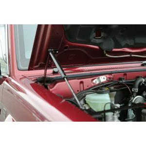 トヨタ：ランドクルーザー70［HZJ76V］用ボンネットダンパー シルバー