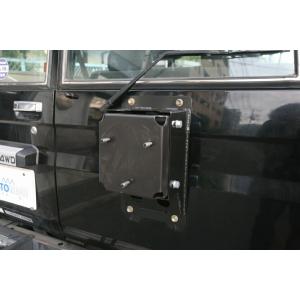 スペアタイヤブラケット・ランクル70(GRJ76,GDJ76) : シューエイヤフー