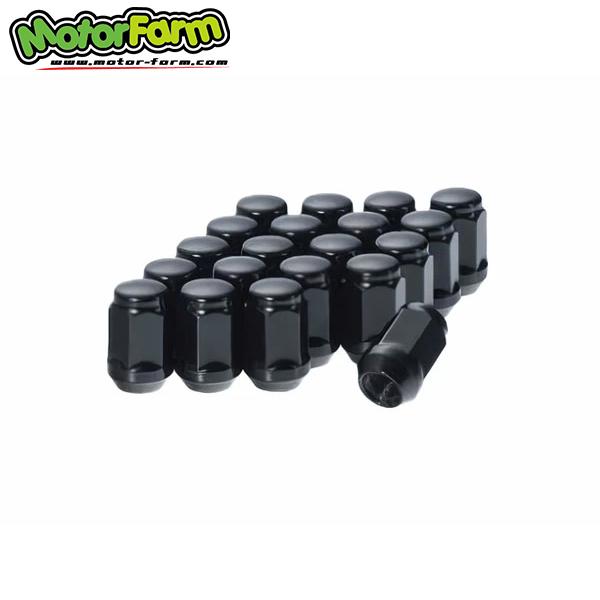 モーターファーム  ファーム ホイールナット ブラック 21HEX M12×P1.25 20個セット...
