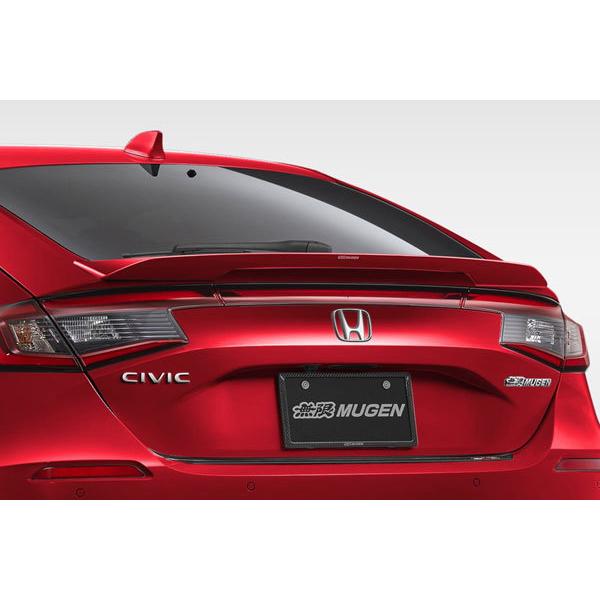 MUGEN 無限 テールゲートスポイラー プレミアムクリスタルレッド・メタリック シビック FL1 ...