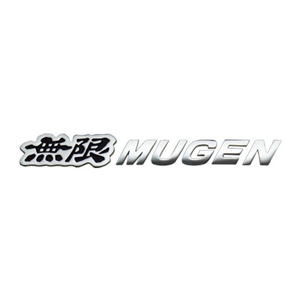 MUGEN 無限 メタルロゴエンブレム クロームメッキ×ブラック N-BOXカスタム JF5 JF6...