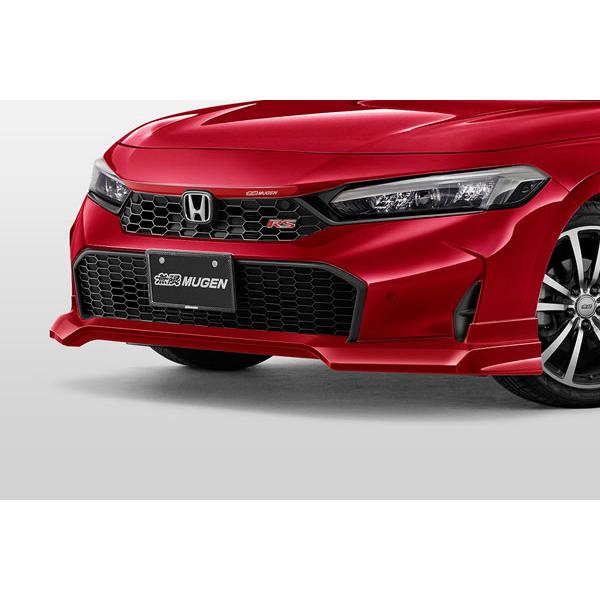 MUGEN 無限 フロントアンダースポイラー プレミアムクリスタルレッド・メタリック シビック FL...