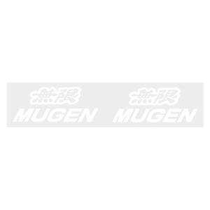 無限（MUGEN） ステッカーA ブラック LLサイズ : オートクラフト