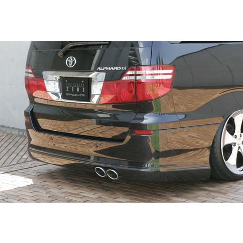 M'z SPEED リアアンダースポイラー 未塗装 FRP アルファード 10系 H17.4〜H20...