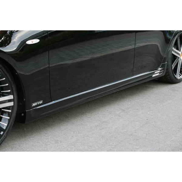 M'z SPEED サイドステップ 未塗装 FRP レクサス IS250 GSE20 H17.9〜H...