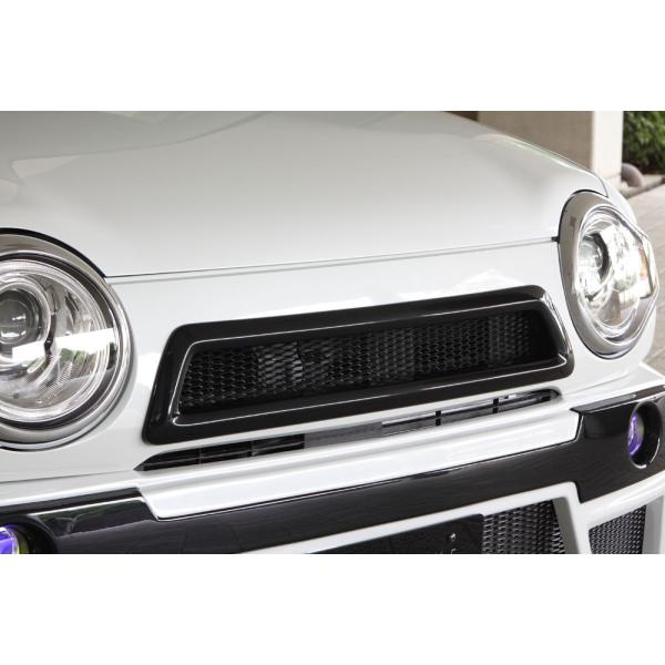 M'z SPEED フロントグリル 未塗装 FRP ハスラー MR31S MR41S H26.1〜R...