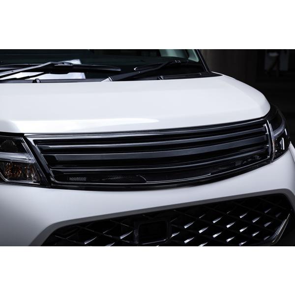 M'z SPEED フロントグリル ブラックマイカメタリック (X07) FRP タンク M900A...