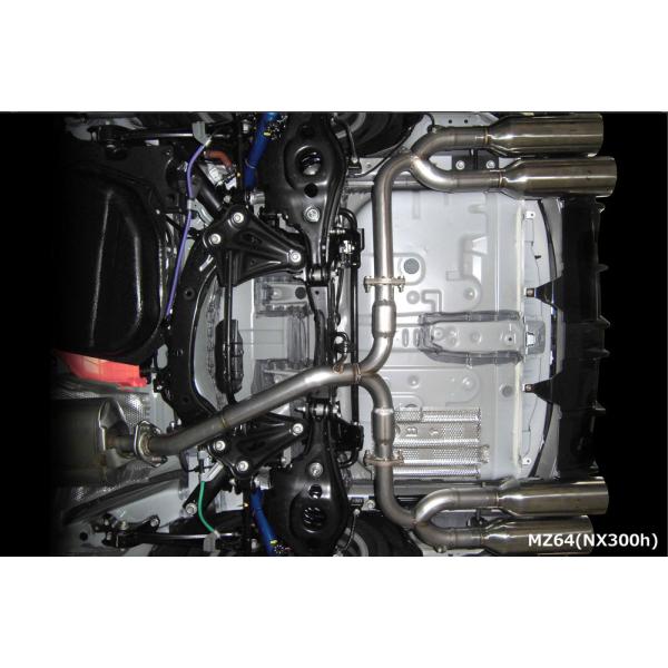 M'z SPEED エキゾーストシステム 左右4本出し (MZ64) レクサス NX300h 10系...