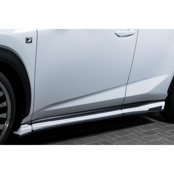 M'z SPEED サイドステップ 塗り分け塗装 (083/MB) FRP レクサス NX300h ...