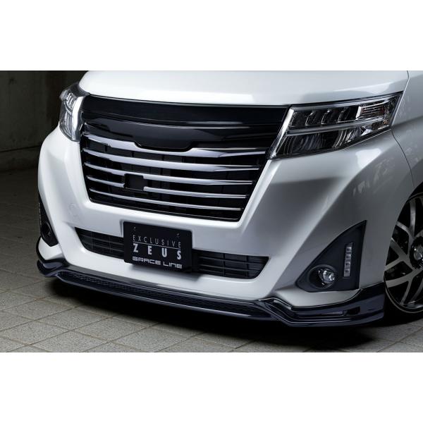 M'z SPEED フロントハーフスポイラー ブラックマイカメタリック (X07) FRP ルーミー...