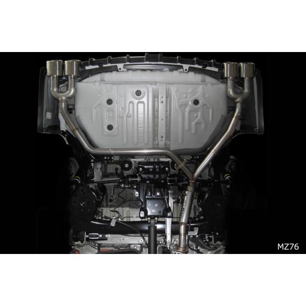 M'z SPEED エキゾーストシステム (MZ76) チタン ノア DBA-ZRR85G 3BA-...