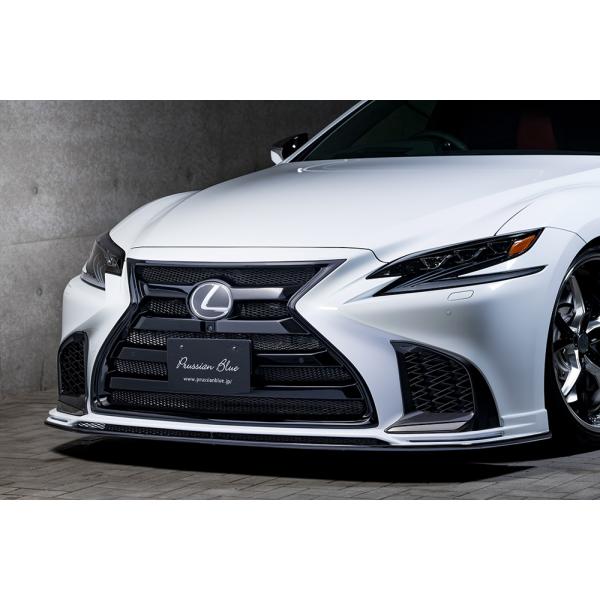 M'z SPEED フロントハーフスポイラー 未塗装 FRP レクサス LS500 VXFA50 V...