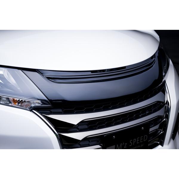 M'z SPEED フロントグリル ブラック (NH731P) ABS オデッセイ RC1 RC2 ...