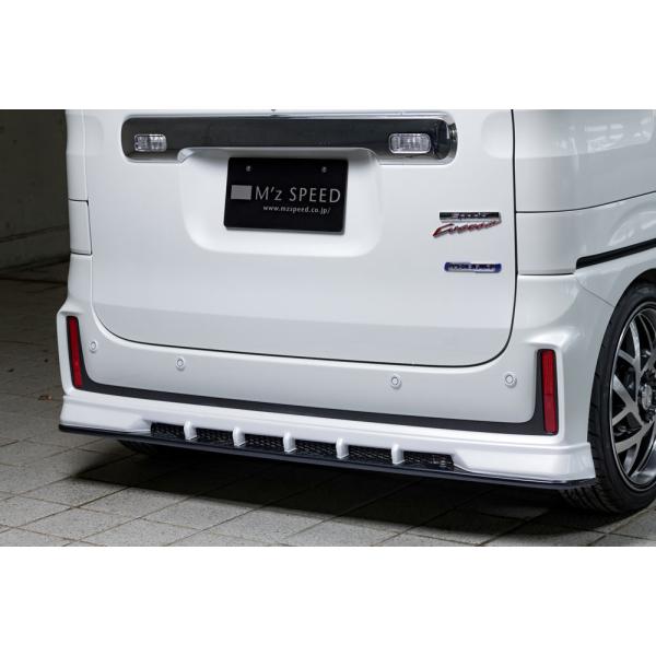 M'z SPEED リアアンダースポイラー 未塗装 FRP スペーシアカスタム MK53S H29....