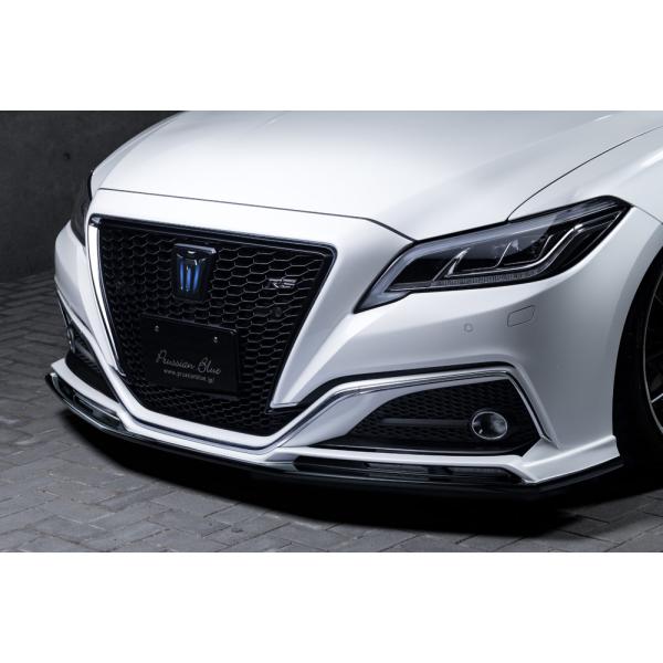 M'z SPEED フロントハーフスポイラー 塗分塗装(062/202) FRP クラウンハイブリッ...