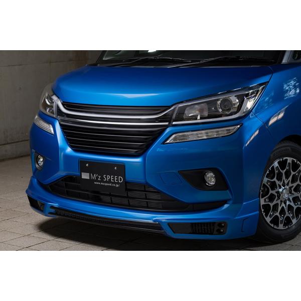 M'z SPEED フロントハーフスポイラー 未塗装 FRP ソリオバンディット MA36S MA4...
