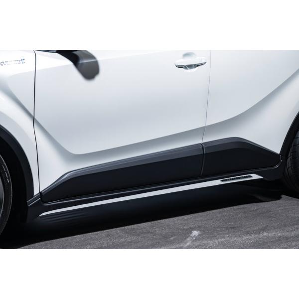 M'z SPEED サイドステップ ホワイト (070) FRP C-HR NGX10 NGX50 ...