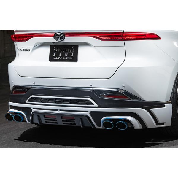 M'z SPEED リアアンダースポイラー プラチナホワイトパールマイカ (089) ABS ハリア...