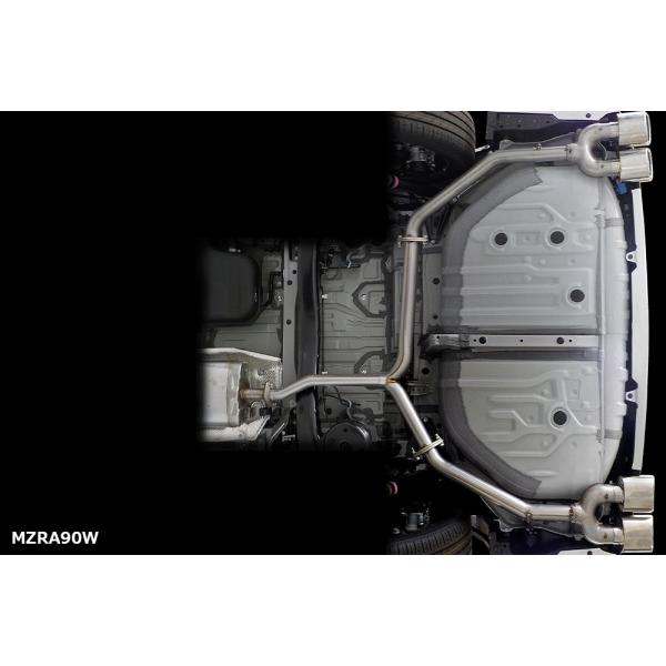 M'z SPEED エキゾーストシステム 左右4本出し (MZ99) ステンレス ノア 6BA-MZ...