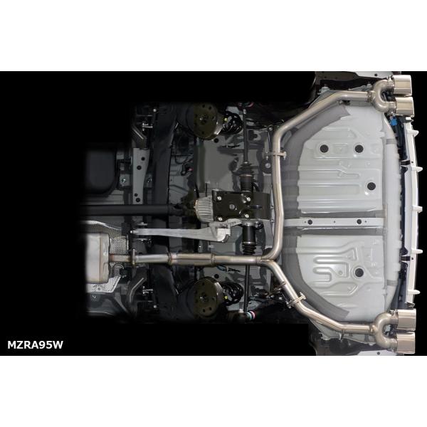 M'z SPEED エキゾーストシステム 左右4本出し (MZ110) チタン ノア 6BA-MZR...