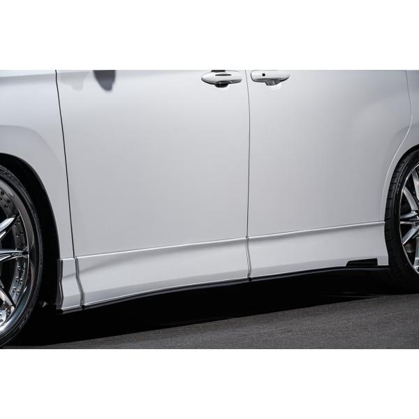 M'z SPEED サイドステップ 塗り分け塗装 (070/BK) AES ノア 90系 R4.1〜...