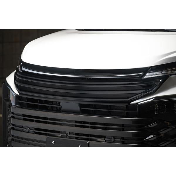 M'z SPEED フロントグリルガーニッシュ アティチュードブラックマイカ (218) ABS ヴ...