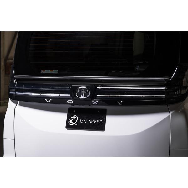 M'z SPEED リアゲートスポイラー 未塗装 ABS ヴォクシー MZRA90W MZRA95W...