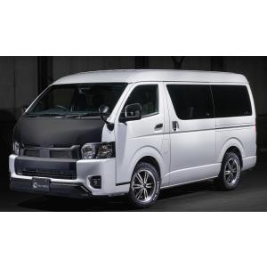 M'z SPEED 2点キット つや消しブラック AES ハイエースバン GDH211K TRH21...