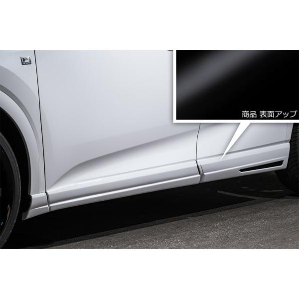 M'z SPEED サイドステップ 塗り分け塗装 (083/BK) ABS(表面アクリル) レクサス...