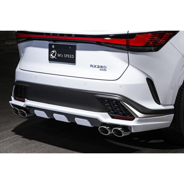 M'z SPEED リアアンダースポイラー つや消しブラック AES レクサス RX500h TAL...