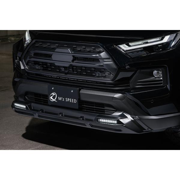 M'z SPEED フロントバンパーガード つや消しブラック AES RAV4 AXAH54 MXA...