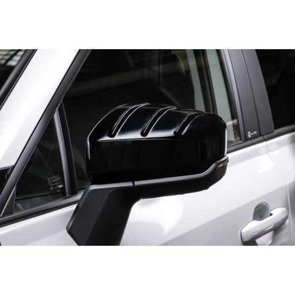 M'z SPEED ドアミラーカバー(ABS製) ピアノブラック RAV4 AXAN64 AXAP6...