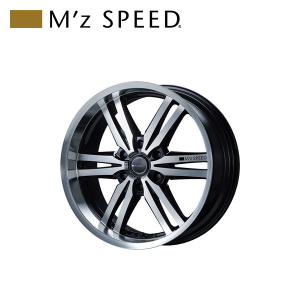 M'z SPEED J.CARAT 17×6.5J PCD100 4H +48 ガラスブラック/ポリッシュ